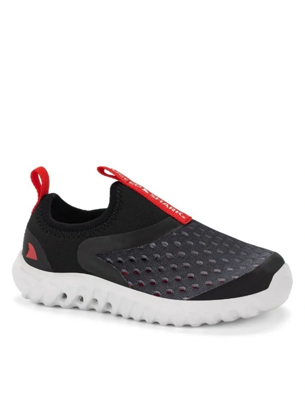 Rugged Shark Kids' Breathable Water Shoes - Black & Red